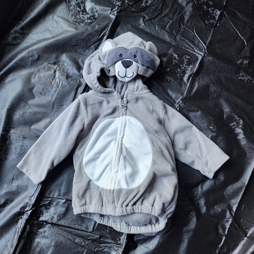 Raccoon infant costume